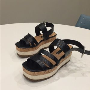 Zara Trafuluc Platform Sandals Wedges